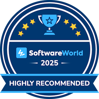 HR Software Grid Leader 2025 badge by G2